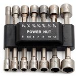 PANOVOS 14pcs Nut Driver Set Chrome Vanadium Steel Tools-0