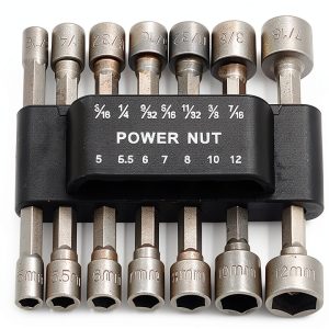 PANOVOS 14pcs Nut Driver Set Chrome Vanadium Steel Tools-0