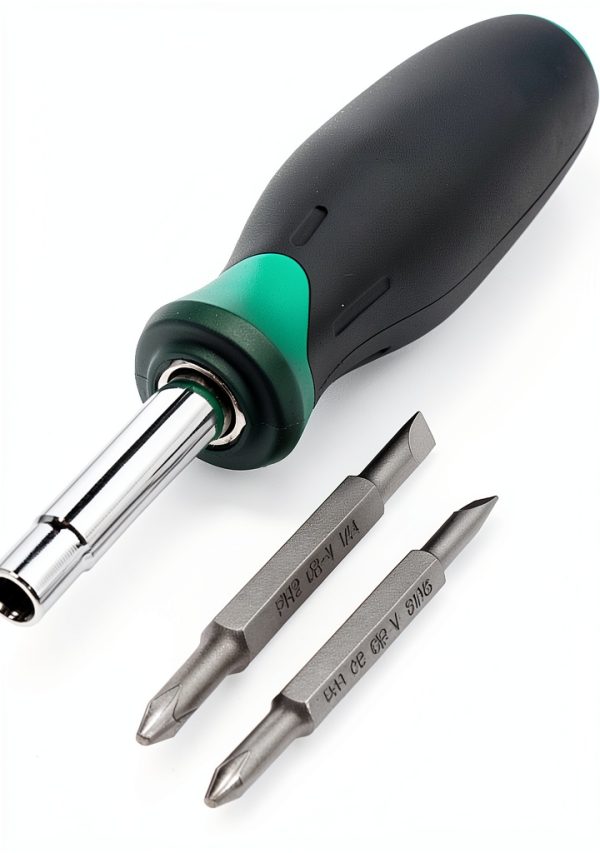 Amazon Basics 6-in-1 Multi-Bit Screwdriver Stainless Steel-5