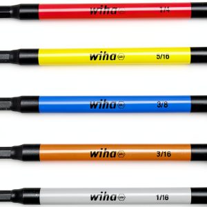 Wiha Nut Setters 6 Piece Magnetic Impact Rated Alloy Steel-0