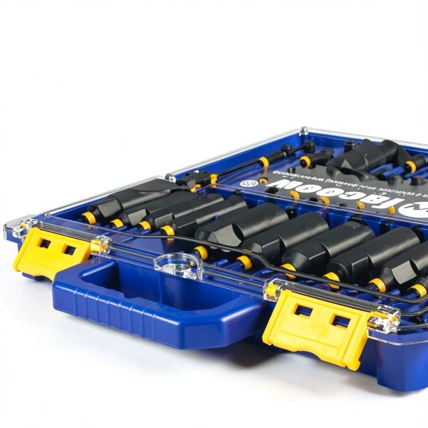 Facoow 55pcs Impact Nut Driver Set Chrome Vanadium Steel-7