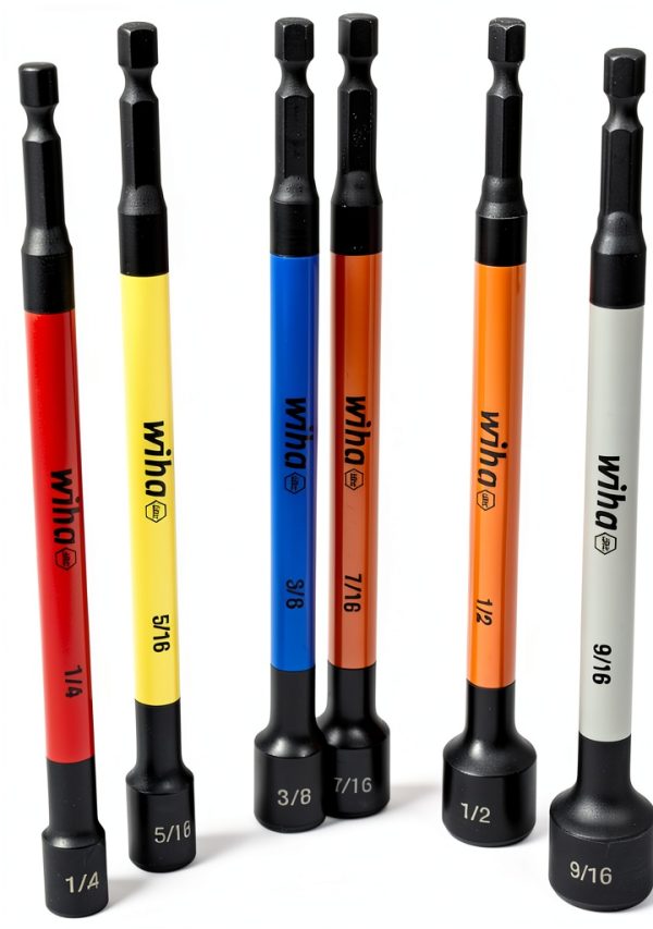 Wiha Nut Setters 6 Piece Magnetic Impact Rated Alloy Steel-4