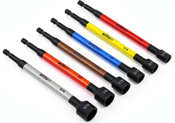 Wiha Nut Setters 6 Piece Magnetic Impact Rated Alloy Steel-3