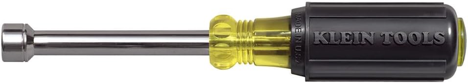 KLEIN TOOLS 10mm nut driver in use on a circuit board