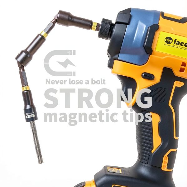 Facoow 55pcs Impact Nut Driver Set Chrome Vanadium Steel-3
