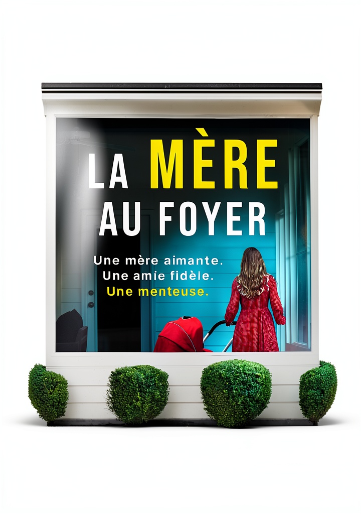 French noir crime eBook cover on a Kindle device