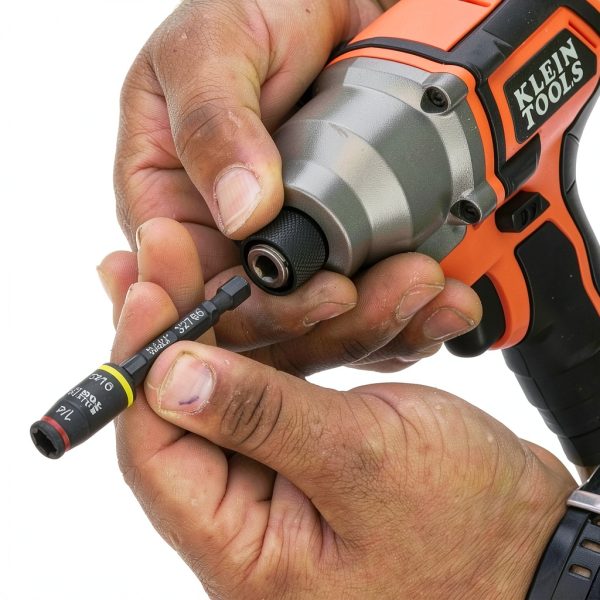 Klein Tools Impact Driver Set Alloy Steel Flip Socket-6