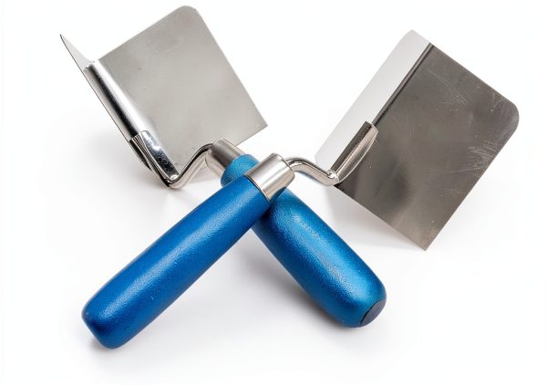 Peohud 2 Pieces Drywall Corner Tool Set, Inside and Outside Corner Knife, Stainless Steel Corner Trowel, Concrete Finishing Tool for Plastering Bricklaying Corner Finishing Work-3