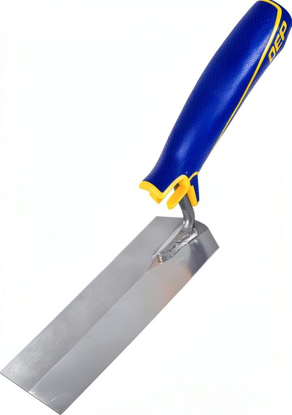 QEP 6 in x 2 in Comfort Grip Flooring Trowel with Bucket Hook Silver-0