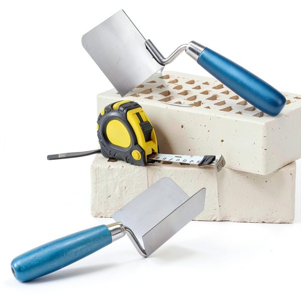 Peohud 2 Pieces Drywall Corner Tool Set, Inside and Outside Corner Knife, Stainless Steel Corner Trowel, Concrete Finishing Tool for Plastering Bricklaying Corner Finishing Work-6