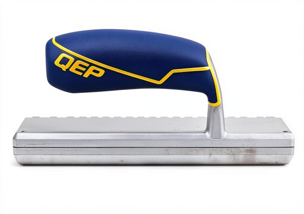 QEP Comfort Grip Stainless Steel Trowel Square-Notch 1/4" x 3/8" x 1/4"-3