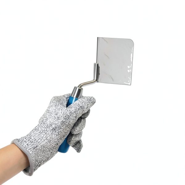 Peohud 2 Pieces Drywall Corner Tool Set, Inside and Outside Corner Knife, Stainless Steel Corner Trowel, Concrete Finishing Tool for Plastering Bricklaying Corner Finishing Work-4