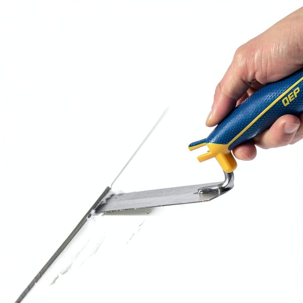QEP 6 in x 2 in Comfort Grip Flooring Trowel with Bucket Hook Silver-2