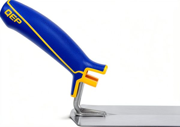 QEP 6 in x 2 in Comfort Grip Flooring Trowel with Bucket Hook Silver-6
