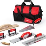 Goldblatt 8-Piece Masonry Hand Tool Set with Trowels, Float & Twister-0
