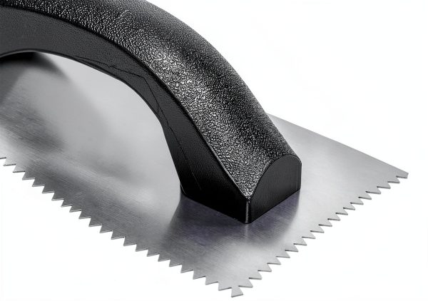 QEP 3/16" x 5/32" V-Notch Economy Flooring Trowel with 9" Steel Blade-2